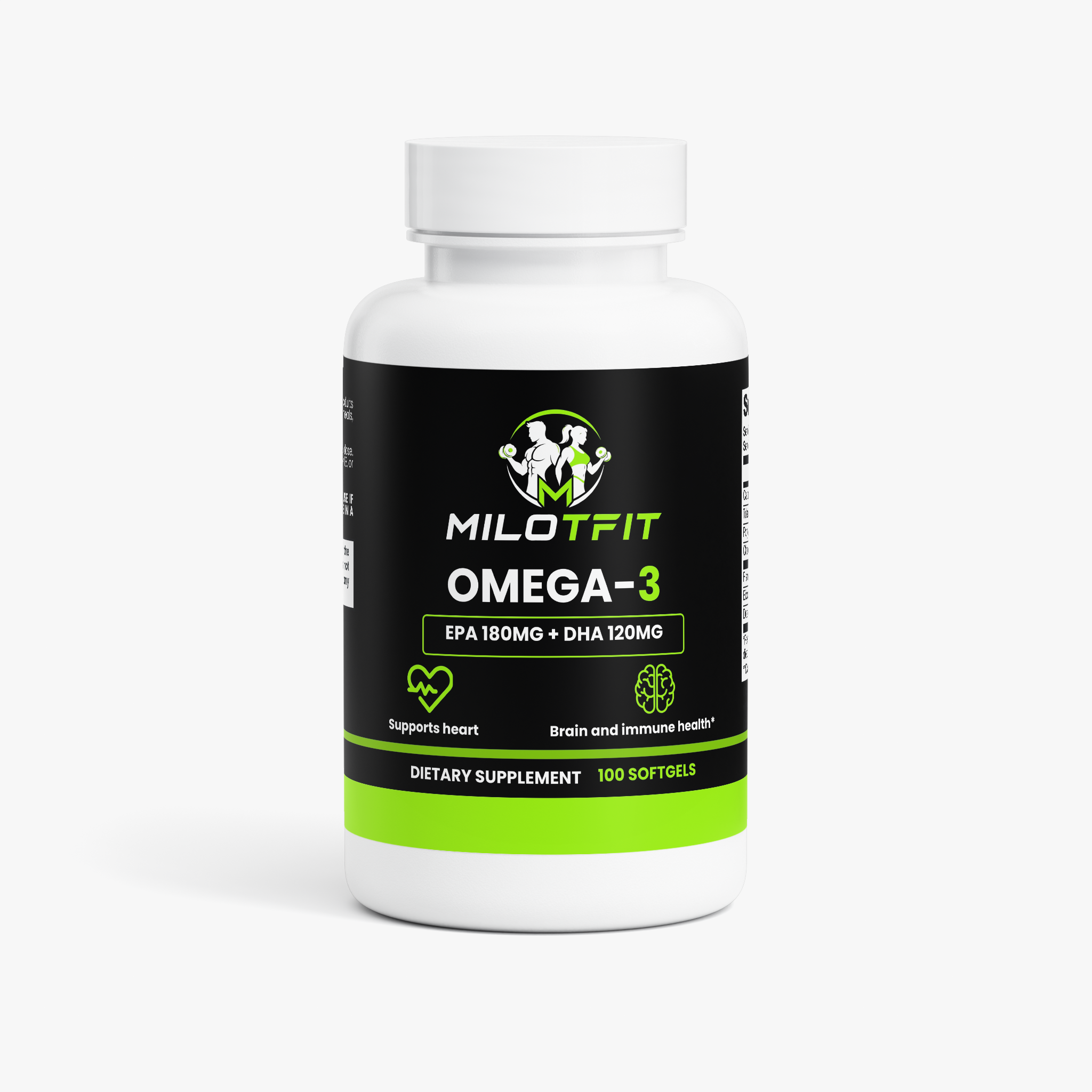 Omega-3 Fish Oil —  Heart, Brain & Immune Support