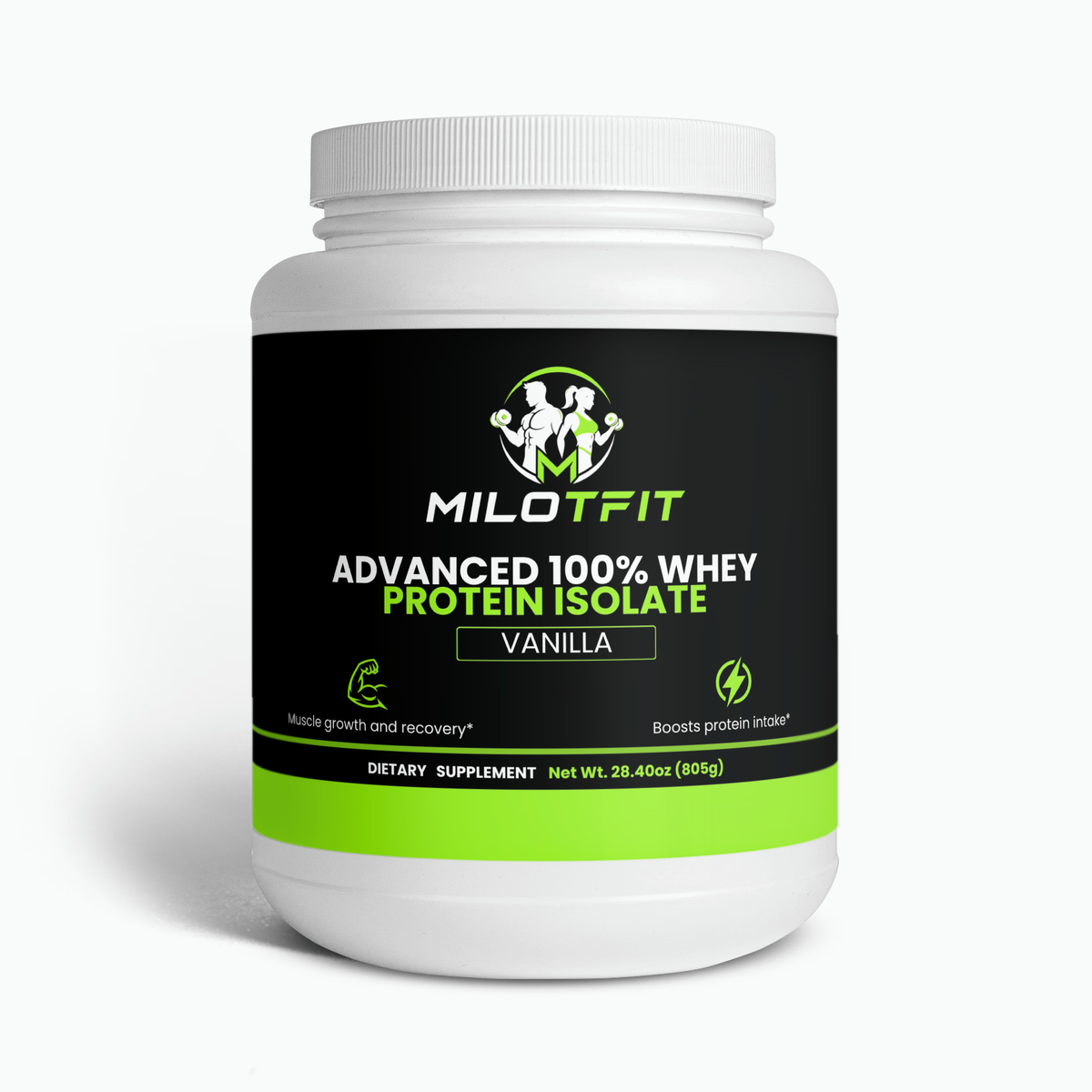 Advanced 100% Whey Protein Isolate — Vanilla | Fast-Absorbing Muscle Recovery