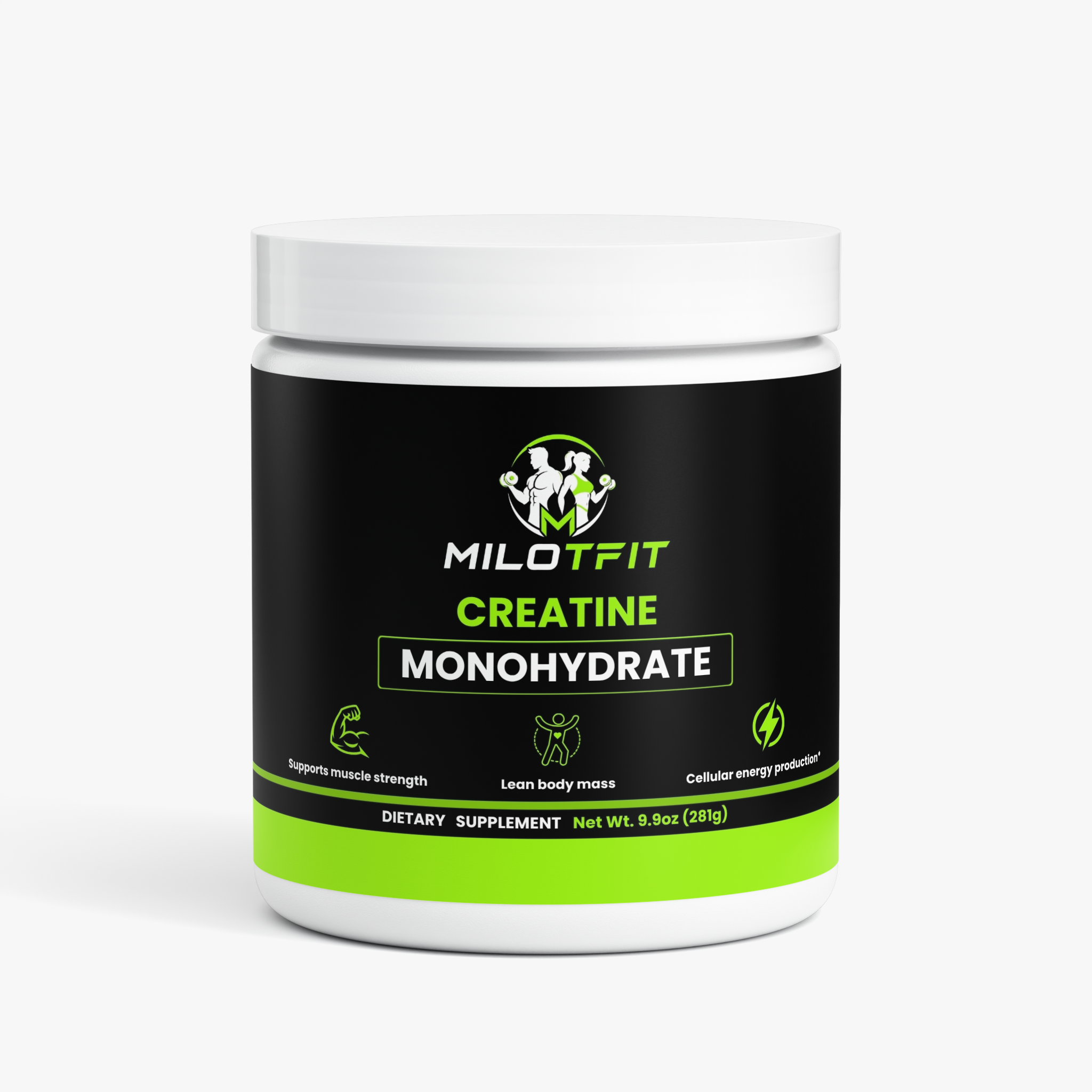 Creatine Monohydrate — Pure Micronized Powder | Strength, Power & Lean Muscle |