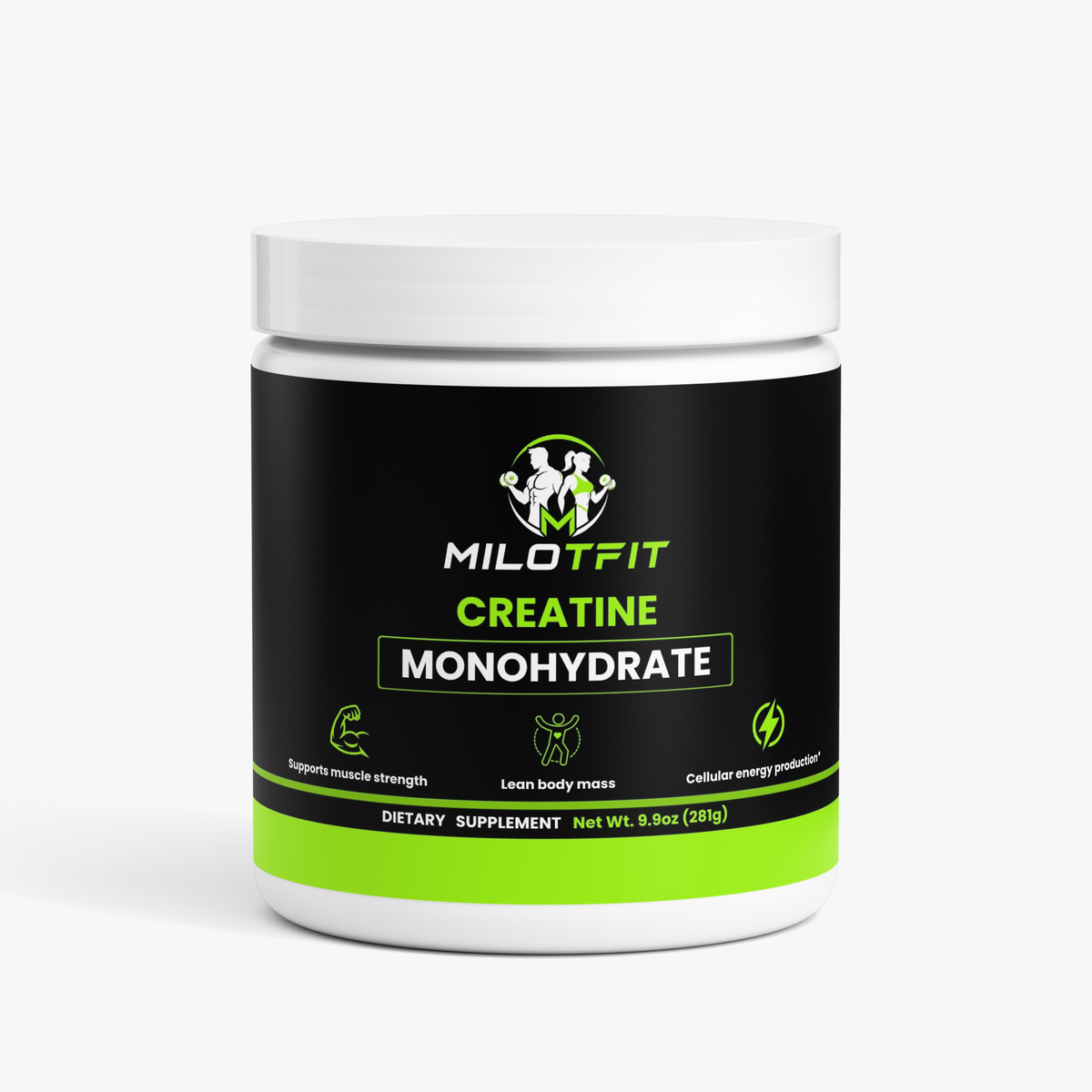 Creatine Monohydrate — Pure Micronized Powder | Strength, Power & Lean Muscle |